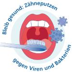 Der Effekt täglicher Mundraum-Pflege mit Zahncreme auf (Covid-19-)Viren