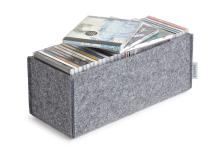 Da steckt Musik drin: greybax Filzbox JUMP IN, Archivbox für CDs und Utensilien