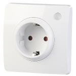 Luminea Home Control WLAN-Unterputz-Steckdose, komp. mit Amazon Alexa & Google Assistant