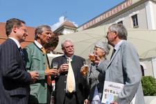 Wirtschaftsminister Zeil besucht Meckatzer Löwenbräu
