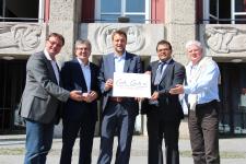 Projekt zur beruflichen Integration von Geflüchteten: Caritas eröffnet "Café Central International" im Essener Grillo-Theater