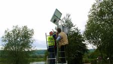 Zählstellen für den Weser-Radweg