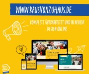 rausvonzuhaus.de geht mit neuem Design und Mobile-First-Ansatz online