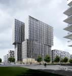 Paulus and Patron let planned office complex in the Frankfurt Europaviertel to the Frankfurter Allgemeine Zeitung