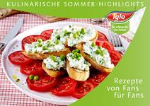 Kulinarische Sommer-Highlights: iglo präsentiert neue Broschüre mit Rezepten von Fans für Fans