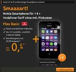 Smarter Deal: 0,- Euro Vodafone-Tarif mit 1,- Euro Nokia Smartphone Asha 230 auf crash-tarife.de