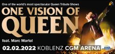 One Vision of Queen feat. Marc Martel - 30. Todestag von Freddy Mercury am 24.11.2021