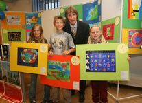 Kleine und große Kunstwerke beim Malwettbewerb