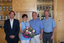 Petra Walch und Markus Böbel geehrt: Zusammen 70 Jahre bei der Privatbrauerei Hoepfner