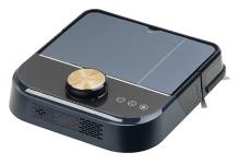 Sichler Haushaltsgeräte WLAN-Staubsauger-Roboter PCR-7500 mit Wisch- & Kehrfunktion, 360°-Laser-Sensor