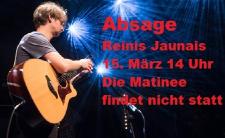 Kulturgewächshaus Birkenried, Matinee Sonntag 15. März 14 Uhr: Reinis Jaunais stand vor geschlossener Grenze