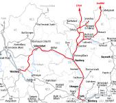 Bayerische Eisenbahngesellschaft (BEG) schreibt Regionalverkehr im Netz Franken-Südthüringen aus