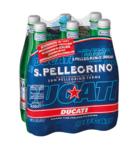 S.Pellegrino zeigt Ducati-Logo auf PET-Flaschen