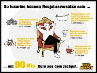 90 Millionen Euro zum Jahresstart - So luxuriös können Neujahrsvorsätze sein