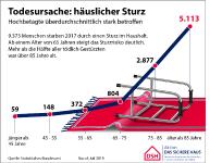 Mehr als 11.000 Tote durch Haushaltsunfälle