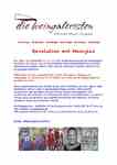 Revolution mit Weinglas