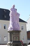 Verhüllung von Martin Luther und Barbara Uthmann am 2. Oktober in Annaberg-Buchholz
