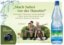Thüringer Waldquell Consumer Promotion: Natur schützen und Safari vor der Haustür gewinnen