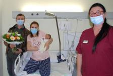 Neujahrsbaby 2021 im GPR Klinikum begrüßt
