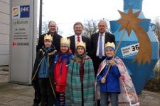 Sternsinger besuchen IHK zu Rostock