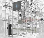Die Künstlerin Rosa Barba errichtet eine monumentale filmische Skulptur in der Rotunde der Schirn Kunsthalle Frankfurt