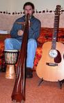 10. Januar ab 14 Uhr in Birkenried: Didgeridoo und sanfte Saiten in der Galerie