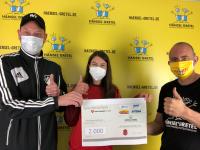 4.347 Kilometer für 2.000 Euro Spenden zurückgelegt