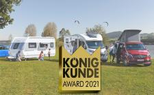 Empfehlenswert für Camper: Leser-Award „König Kunde“ prämiert die besten Caravaning-Marken