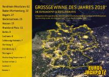 90 Millionäre in zwölf Monaten / Das Eurojackpot-Jahr 2018