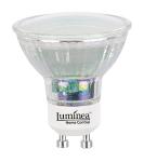 Luminea Home Control WLAN-LED-Glas-Spot GU10 für Siri, Alexa, Google Assistant, RGB, CCT
