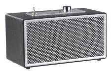 auvisio Mobiler Retro-Lautsprecher mit Bluetooth 4.1 und AUX-Eingang, 20 Watt