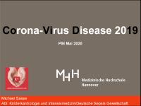 Corona-Virus Disease 2019 - Online-Vortrag und Fragestunde mit Dr. Michael Sasse: https://youtu.be/B36Z7_WBpcw
