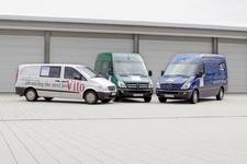 Mercedes-Benz Transporter überzeugen dreifach
