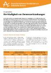 Deutsche Alzheimer Gesellschaft stellt neue Zahlen zur Demenz vor