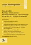 Buchtipp: Standpunkte - Beiträge renommierter Persönlichkeiten der Versicherungswirtschaft in Leipziger Seminaren