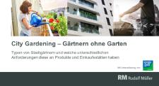 Marktforschungsstudie „City Gardening“ – ein boomender Markt?
