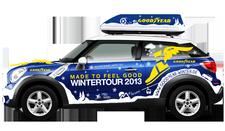 Goodyear startet Wintertour 2013: Prämien für Reifenkäufer