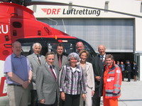 Einweihung der neuen Sozialräume an der Bad Saarower Station der DRF Luftrettung