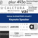 2. Edition der Heinze ArchitekTOUR virtuell begeistert 2.000 Teilnehmer. Herausragendes Programm zum Themenschwerpunkt "Alpine Architektur"