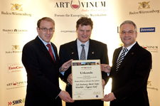 Auggener Schäf Chardonnay bester Weißwein des Jahres bei der Artvinum Baden-Württemberg