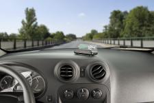 Lescars Head-up-Display HUD-100.obd mit aufklappbarer Projektionsfläche, OBD2-Anschluss
