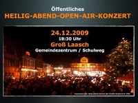 Öffentliches Heilig -Abend - Open - Air - Konzert