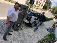 Ladesäule für Elektroautos in Simmershofen