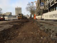 In zwei Baufeldern der Kriegsstraße entsteht die Dichtsohle