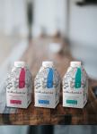 Milkadamia Macadamia Nut Creamers stand out from the crowd in combidome Packaging from SIG