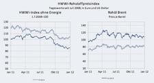 HWWI-Rohstoffpreisindex im Jahr 2011 auf Allzeithoch