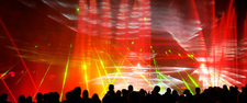 tarm Showlaser in der AUTOSTADT