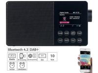 VR-Radio Mobiles Akku-Digitalradio DOR-310 mit DAB+, FM, Bluetooth & Farbdisplay, 10 Watt