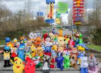 Über 50 Maskottchen bringen Kinderaugen zum Strahlen