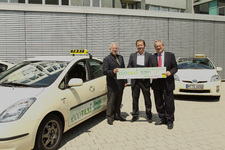 Toyota auf der europäischen Taximesse in Köln
